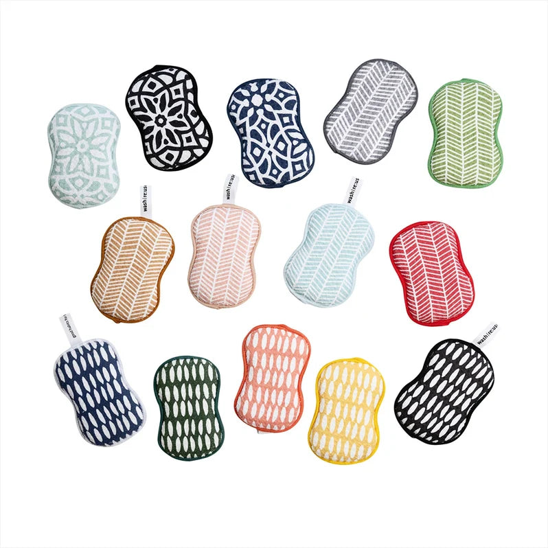 Once Again Home Co. Re:Usable Sponge, Set of 3 - Beans, Multiple Colors